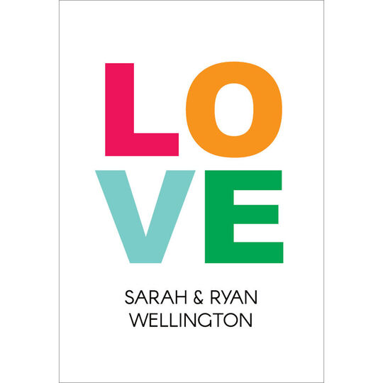 Colorful Love Gift Stickers